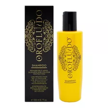 Oro Fluido Shampoo Cabello Brillo Sedosidad Color X 200ml
