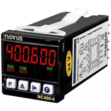 Controlador Nc400-6-rr (contador 6 Digitos) C/ Rs485 - Novus