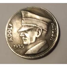 Moneda 5 Reich Mark Alemania 1935 A. Hitler