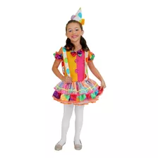 Fantasia Palhacinha - Vestido Palhaça Infantil