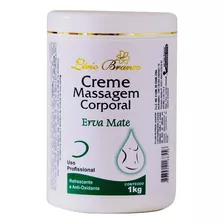 Creme Massagem Corporal Erva Mate 1kg Lírio Branco 