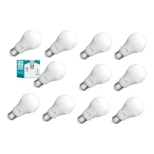 Kit 10 Lâmpadas Led Bulbo 15w Bivolt Branco Neutro 4000k