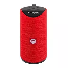 Parlante Monster Bluetooth Anti Salpicaduras Rojo Fj