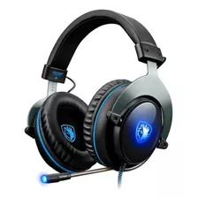 Auricular Gamer Sades R12 7,1 Ps4/ Xbox /pc Color Negro