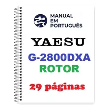 Guia Prático (manual) Como Usar Yaesu G-2800 Dxa (português)