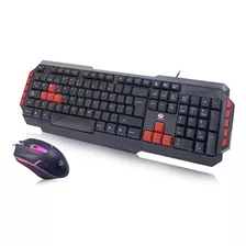 Kit Teclado Y Mouse Gaming Gamer Multimedia