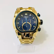 Relógio Magnum Masculino Ref: Ma35244u Cronógrafo Dourado Dourado