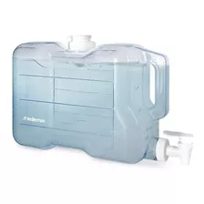 Redlemon Dispensador De Agua Para Refrigerador Con Grifo Y Tapa Abre Fácil, Capacidad 5 Litros, Recipiente Portátil De Plástico Ultra Resistente Libre De Bpa, Jugo Y Bebidas Frías, Ideal Para Camping