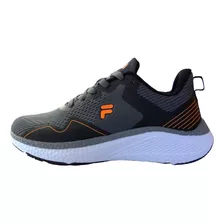 Tenis Fila Alevar Lifestyle-gris/naranjado