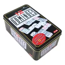 Domino Juego Chancho 12 Caja Metálica 91 Piezas Juegos