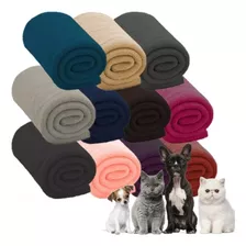 Cobertor Manta Pet De Microfibra 90 X 110cm - Kit 10un