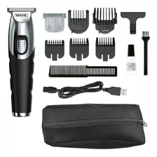 Aparador Cabelo Barba Pelos Sem Fio Wahl Beard Trimmer Usb Cor Prateado 110v/220v