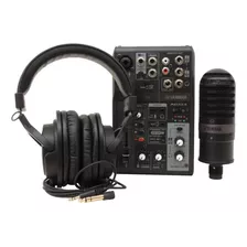 Yamaha Ag03mk2blspk Combo Streaming Vivo Usb Mixer Auric Mic