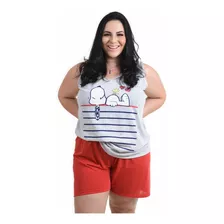 Pijama Feminino Plus Size Baby Doll E Short Atacado Oferta!