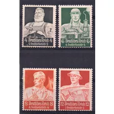 Alemania 1934 Tercer Reich Estampillas Serie Profesiones