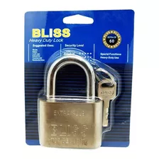 Candado Seguridad Bliss 60mm - (caja O Blister) Con 3 Llave