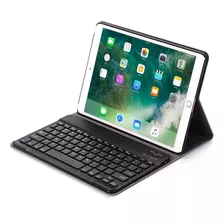 Teclado Bluetooh + Funda Para Apple iPad 10,2 7ma 8va 9na Gn