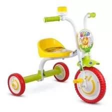 Triciclo Infantil Nathor Kids 3 Verde/amar/verm