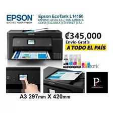 Impresora Epson Eco Tank L14150 Formato+ A3= 297mm X 420mm 