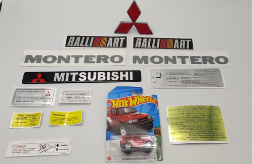 Foto de Emblemas Y Calcas Mitsubishi Montero Con Obsequio Hotweels 