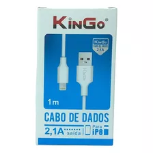 20 Cabo Dados Carga Kingo Type C 1m 2.1a Atacado