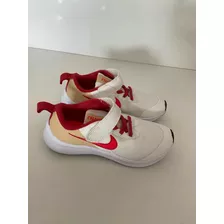 Tênis Nike Infantil Branco E Vermelho