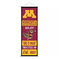 Banner De Los Minnesota Gophers Y Signo De Desplazamiento