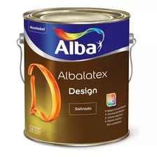 Alba Albalatex Satinado Pintura Látex X 1 Lt Color Blanco