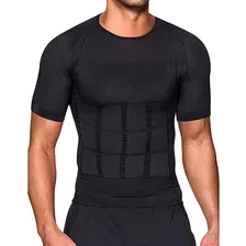 Camiseta Faja Reductora Moldeadora Playera Hombre Con Mangas