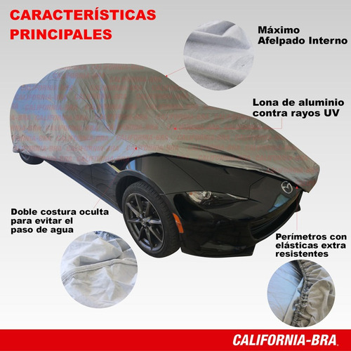 Funda Cubierta Lona Cubre Fiat One-uno 2020-2021-2022 Foto 3