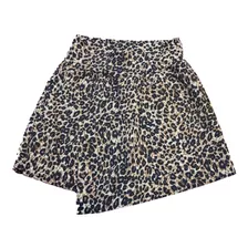 Falda Short Animal Print Mujer Lola Nacional.tela Sofia