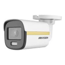 Camara Bala Turbohd 2 Mp Colorvu Micrófono Ip67 Luz 20mts Color Blanco