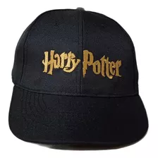 Harry Potter Gorra Bordada En Hilo Dorado 