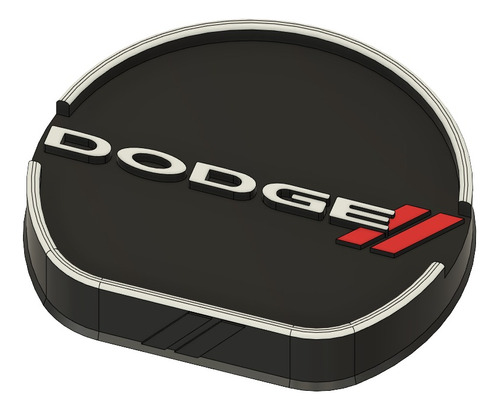  Portaplacas Premium Delgago Dodge Jgo 2 Piezas Relive