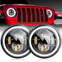 1 Par 4in Faros De Niebla Led Ojos ngel Para Wrangler Jeep