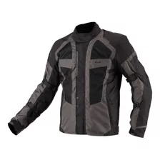 Campera Moto Ls2 Scout 4 Estaciones H Black/grey Masxmoto