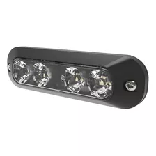 Luz Perimetral , 4 Leds Ultra Brillantes, Color Ambar