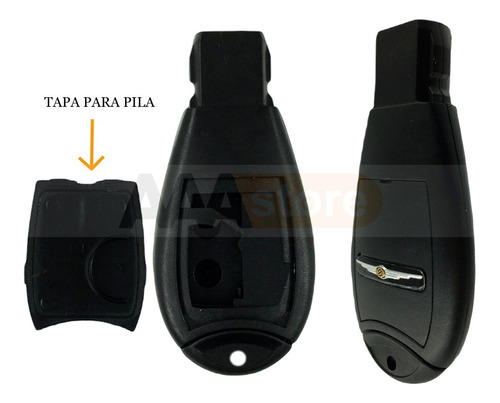 Carcasa Llave Control Fobik Chrysler Dodge Jeep Tapa Trasera Foto 4