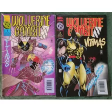 Wolverine/gambit: Vítimas Minissérie Completa - 2 Edições (05/1997) Editora Abril Hq Gibi Quadrinhos Comics Super-heróis X-men 