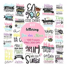 Kit Digital Lettering Frases Dia Das Mães + De 100 Frases