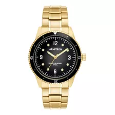 Reloj Armitron Dress Dorado 205482bkgpwm De Acero Hombre