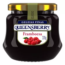 Geléia Queensberry Classic Framboesa Em Vidro Sem Glúten 320 G