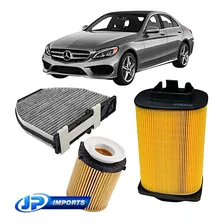 Kit Filtro Mercedes Benz C180 1.6 Turbo E250 2.0 Turbo Revis