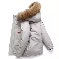 Parka Gruesa De Forro Polar Con Bolsillo Utilitario Parejas