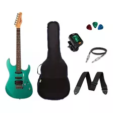 Kit Guitarra Tagima Serie Tw Tg510 Verde + Acessórios