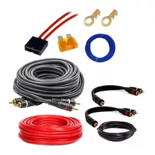 Kit Fiação Instalação Modulo Taramps 400x4 400.4 400w 4mm