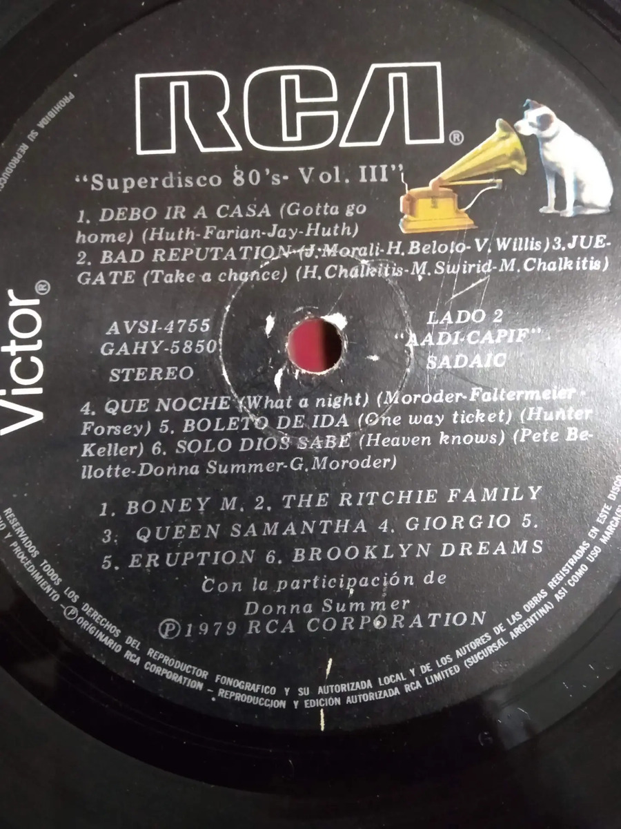 Varios Artistas - Superdisco 80 s Vol. 3 - vinilo 1980