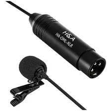 H&a Ha-oml-xlr Pro Omni-directional Lavalier Xlr Paquete De 