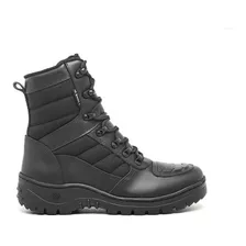 Coturno De Couro Tatico Motociclista Mboots