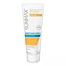 Sunmax Primer Diário Matte Aveludado Pele Oleosa Fps30 - 50g